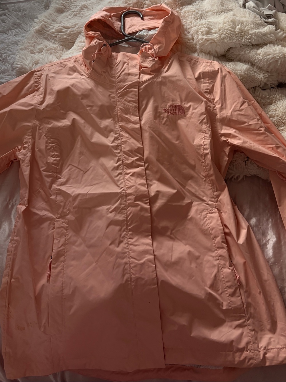 The North Face Women's Peach Hooded Rain Jacket